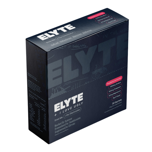 Elyte - Hydration Powder Sachets - Raspberry Lemonade (Angle)