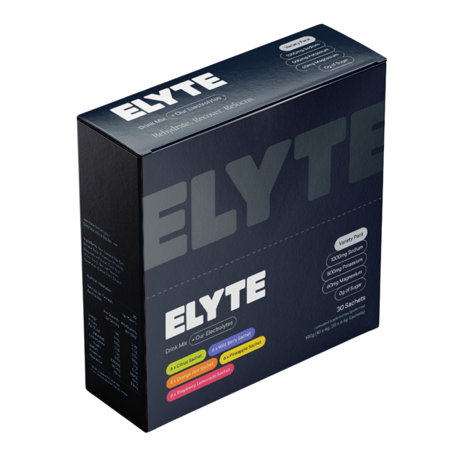 Elyte - Hydration Powder Sachets - Variety Pack (Angle)