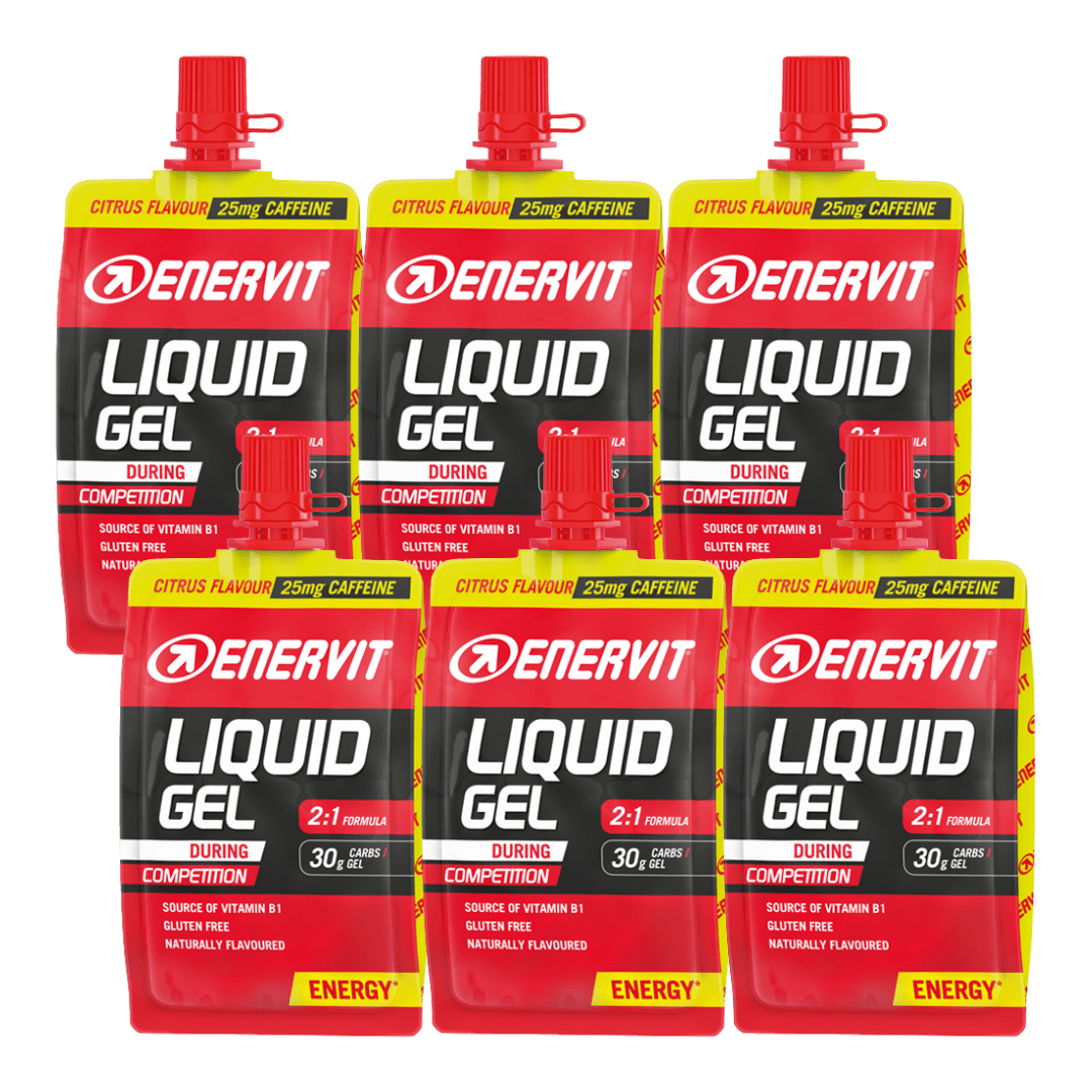 Enervit Liquid Gel Citrus + Caffeine Energy Gel | Aid Station