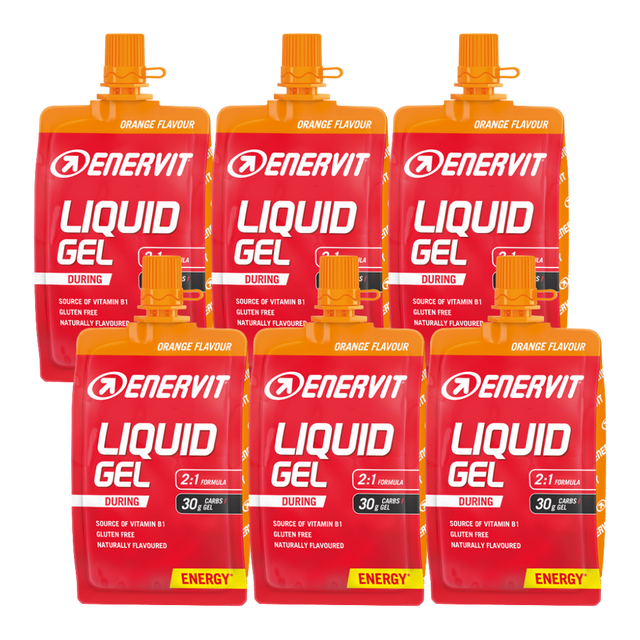 Enervit - Liquid Gel - Orange (Pack of 6)