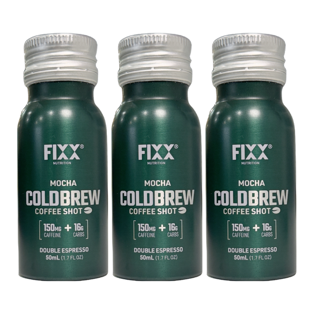 Fixx Nutrition - Coldbrew Coffee Shot - Mocha (3 Pack)