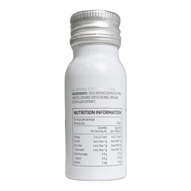 Fixx Nutrition - Coldbrew Coffee Shot 50ml - Zero Cal