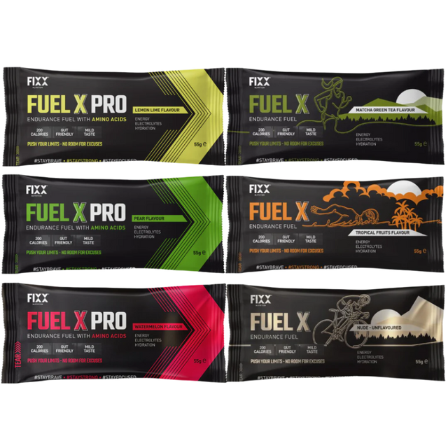 Fixx Nutrition - Endurance Fuel Drink Mix Sachet Bundle - 6 Pack