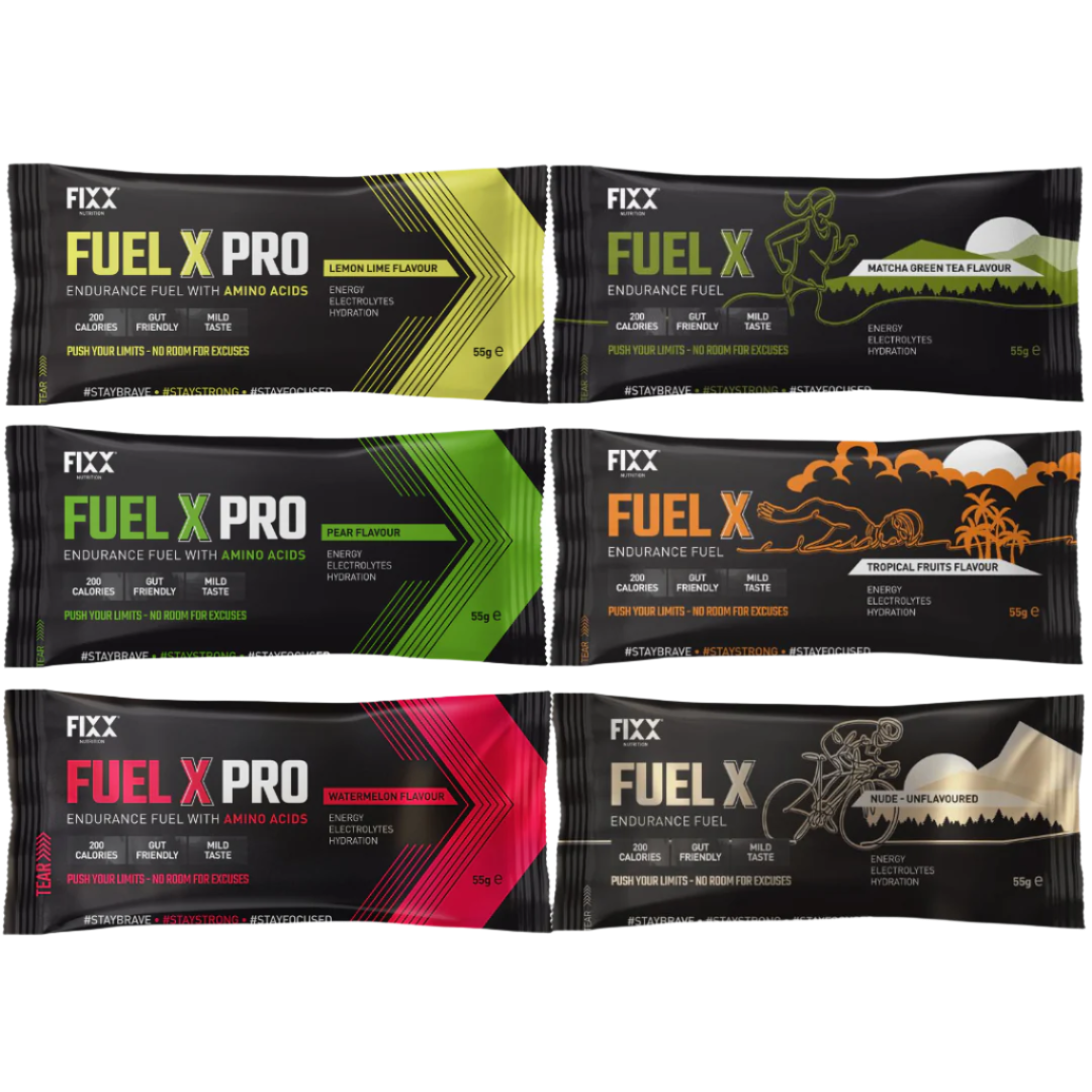 Fixx Nutrition - Endurance Fuel Drink Mix Sachet Bundle - 6 Pack