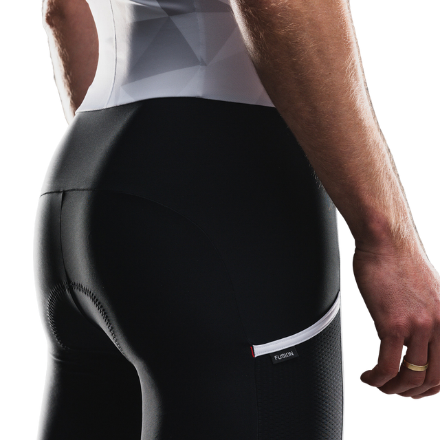 FUSION - Tempo! TWO Unisex Tri Suit - White/Grey (Bottom Detail)
