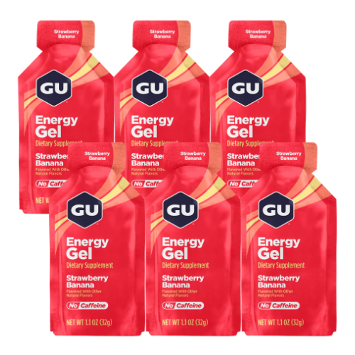 GU Energy - Energy Gels - Strawberry Banana (6 Pack)