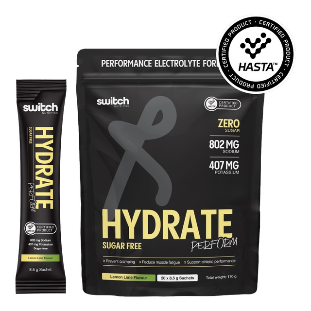 Switch Nutrition - Hydrate Perform Sugar Free - Kiwi Watermelon (20 Serves)