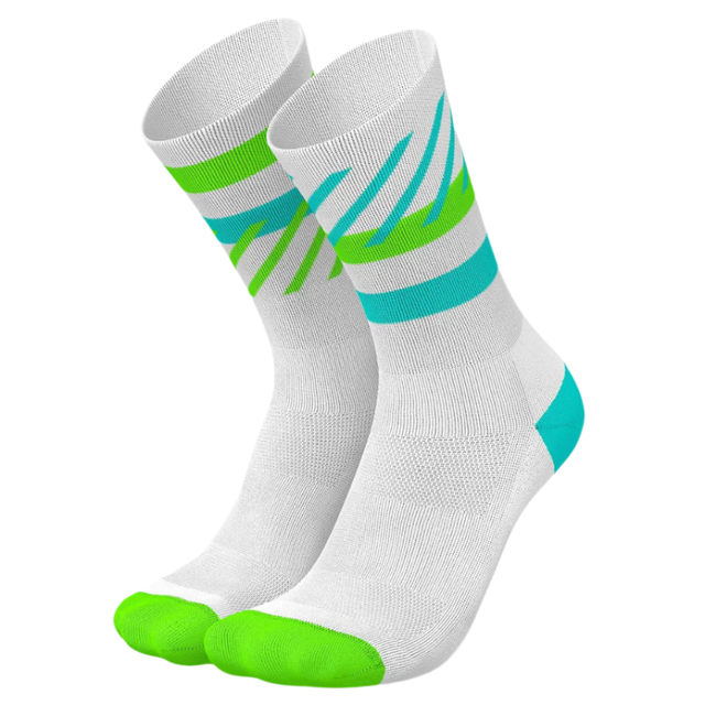 Incylence - Running Disrupts Long Sock - Green Cyan