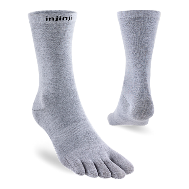 Injinji - Liner Crew - Gray (Heel)