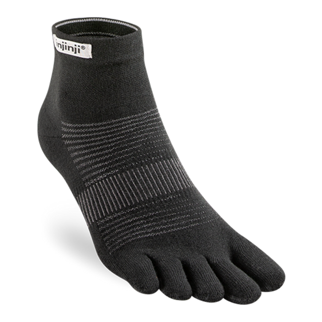 Injinji - Run Lightweight Mini-Crew - Black