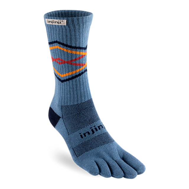 Injinji - Trail Midweight Crew - Lake