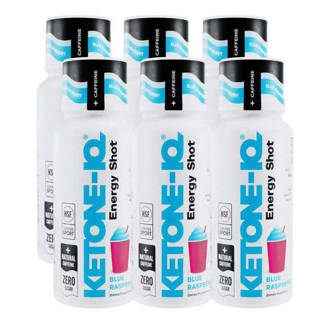 Ketone-IQ - Caffeine Shot - Blue Raspberry - Aid Station