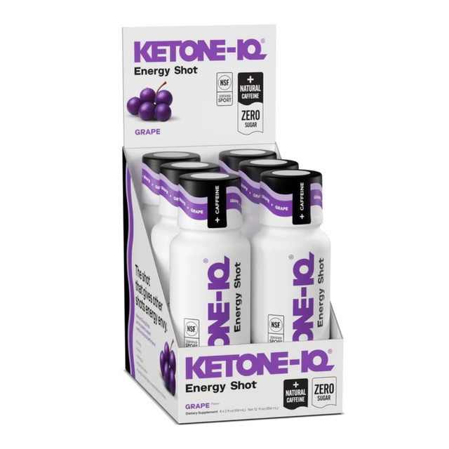 Ketone-IQ - Caffeine Shot - Grape (Box of 6)