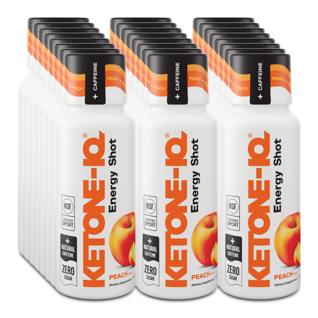 Ketone-IQ - Caffeine Shot - Peach