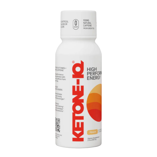 Ketone-IQ - +Caffeine Shot - Peach