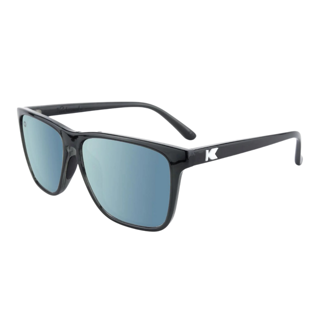 Knockaround - Fast Lanes - Jelly Black/Sky Blue (Angle)