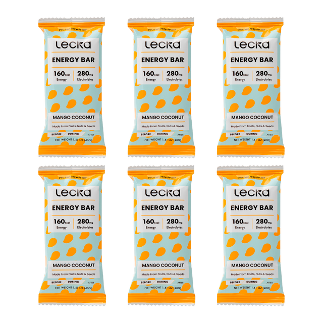 Lecka - Energy Bar - Mango Coconut (Pack of 6)