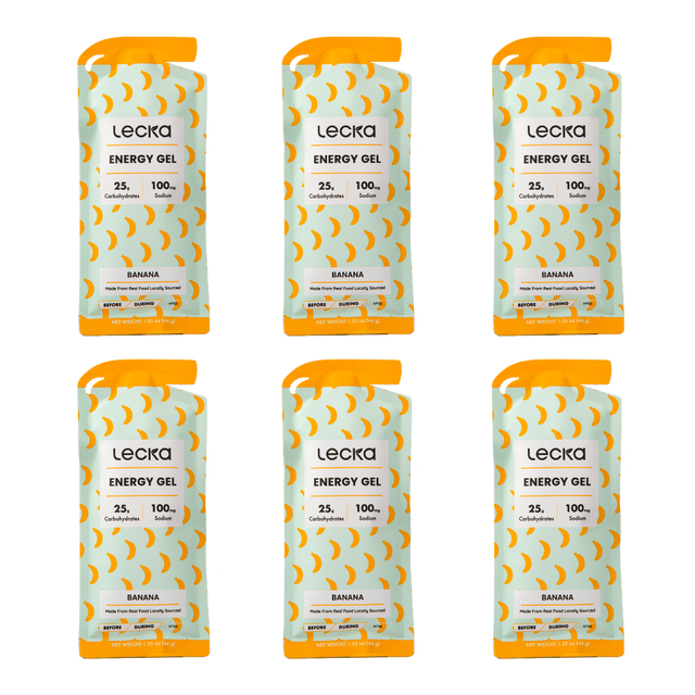 Lecka - Energy Gel - Banana (Pack 6)