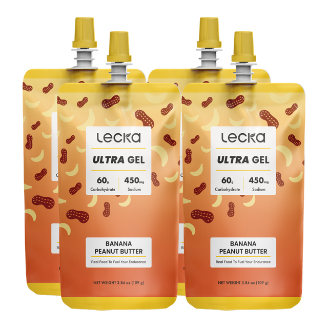 Lecka - Ultra Energy Gel - Banana Peanut Butter (Pack of 4)
