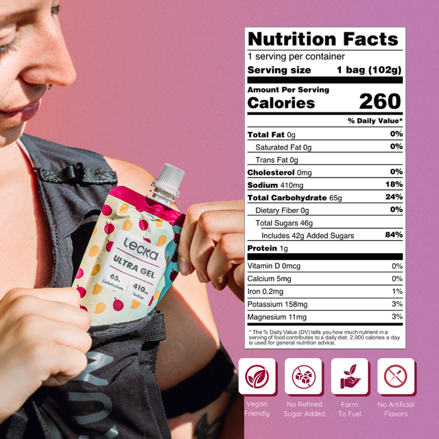 Lecka - Ultra Energy Gel - Passion Fruit Mango (Nutrition)