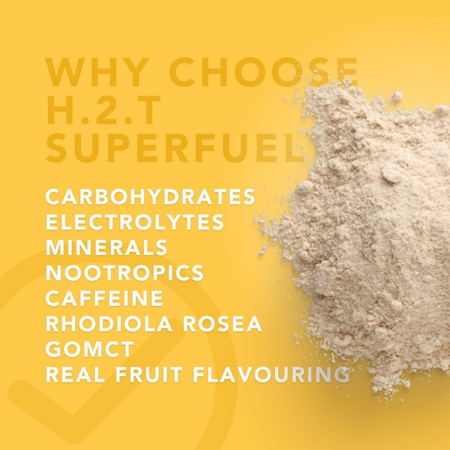 Ludic Nutrition - H.2.T Superfuel - Tropical Mango - Infograph