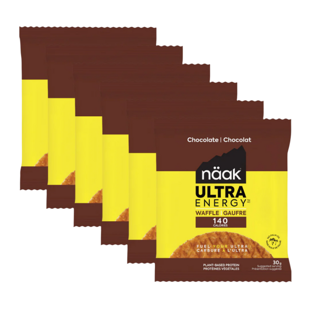 Naak - Ultra Energy Waffle - Chocolate - 6 Pack