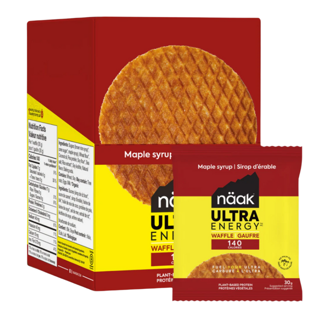 Naak - Ultra Energy Waffle - Maple Syrup - Box of 12