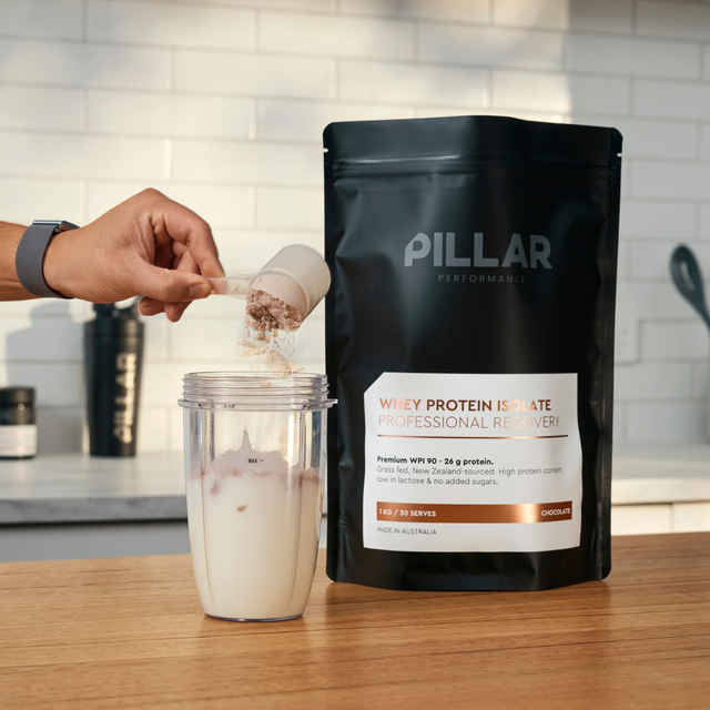 PILLAR Performance - Grass-Fed Whey Protein Isolate - Chocolate Lifestyle