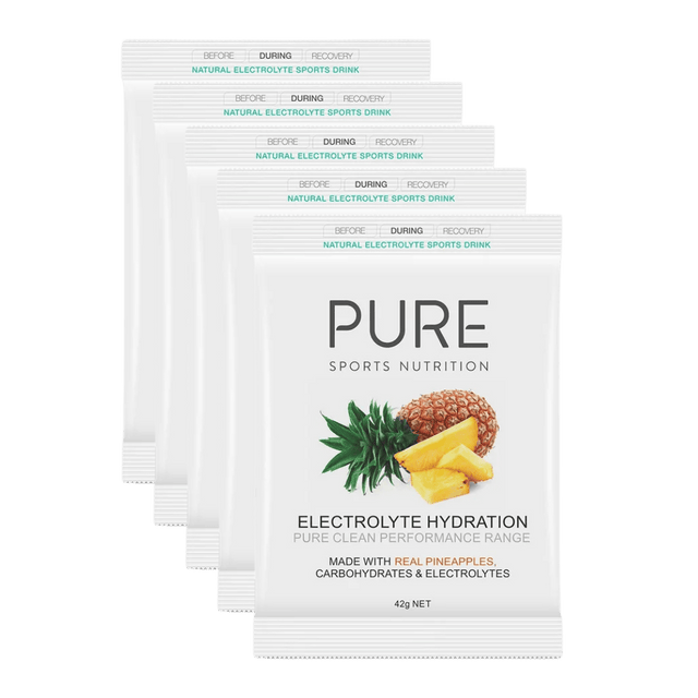 PURE Sports Nutrition - Electrolyte Hydration 42G Satchels - Pineapple - Aid Station