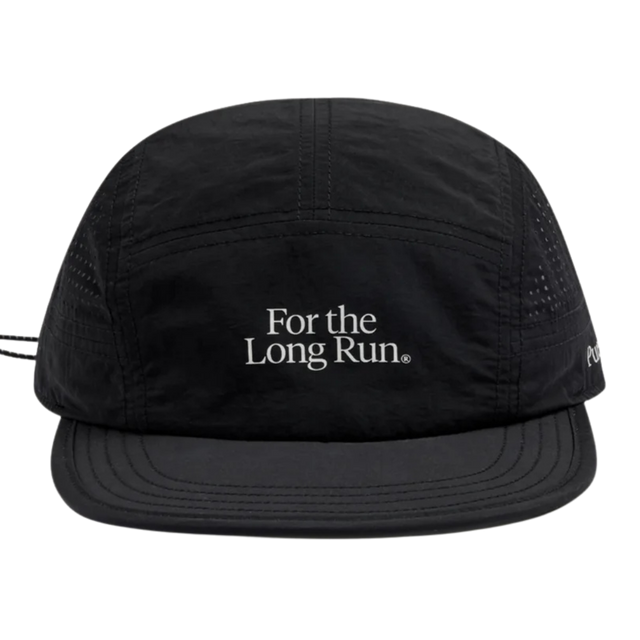 Puresport - For The Long Run Perforated Running Cap - Black Front