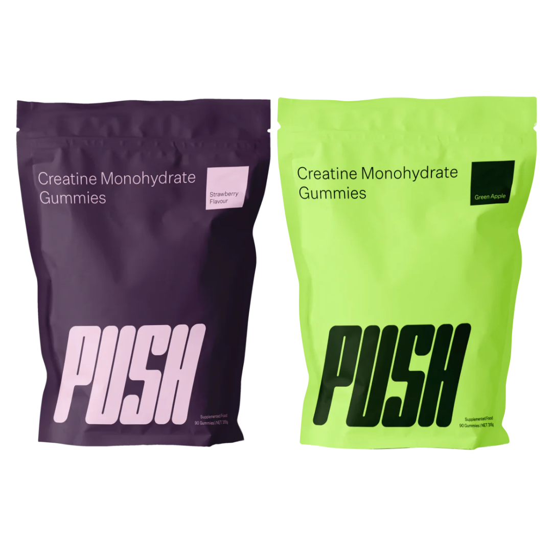 PUSH - Creatine Monohydrate Gummy Bundle - Strawberry & Apple