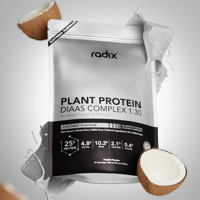 Radix Nutrition - Plant Protein DIAAS Complex™ 1.30 Bag - Coconut (1kg) - Render