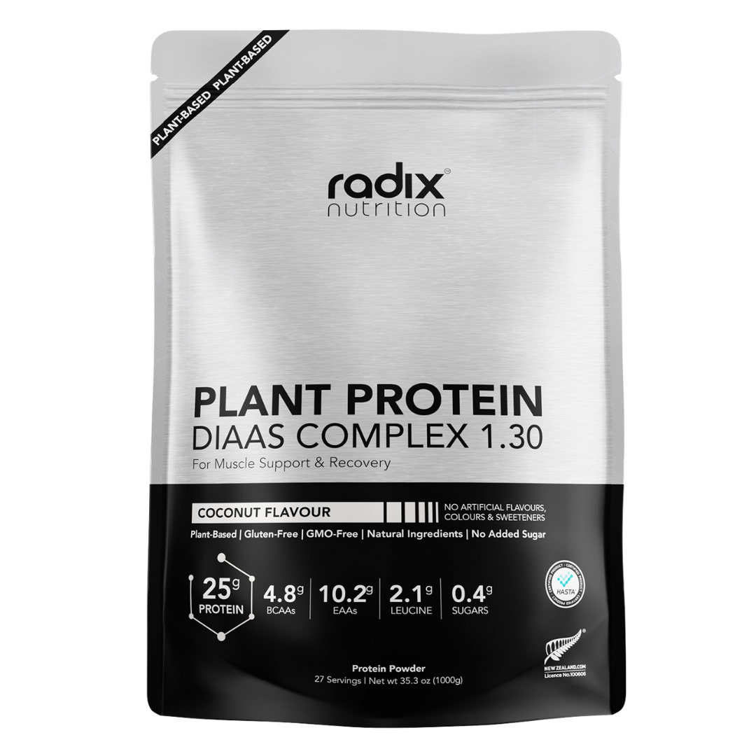 Radix Nutrition - Plant Protein DIAAS Complex™ 1.30 Bag - Coconut (1kg)