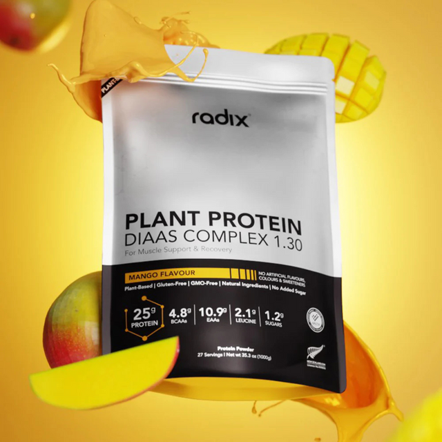 Radix Nutrition - Plant Protein DIAAS Complex™ 1.30 Bag - Mango (1kg) - Render