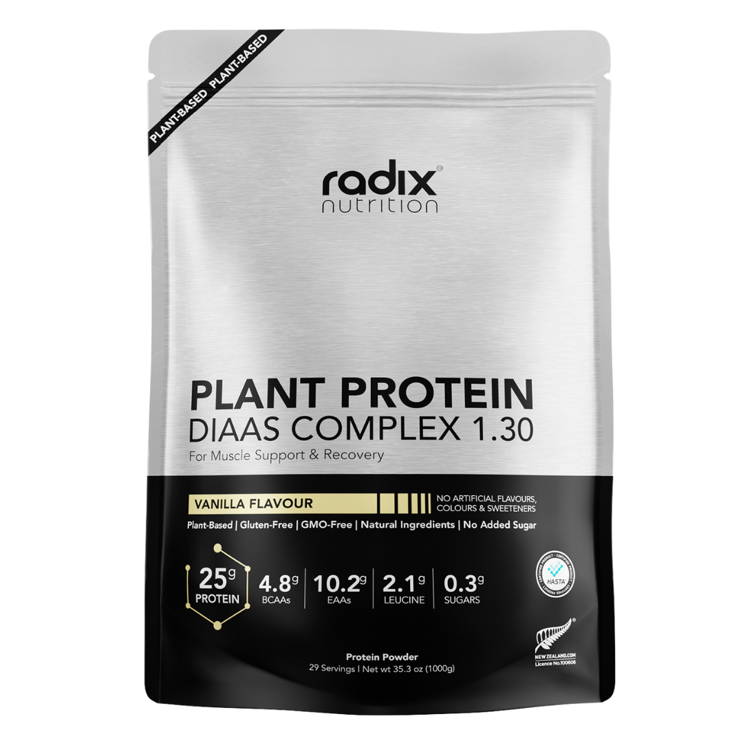 Radix Nutrition - Plant Protein DIAAS Complex™ 1.30 Bag - Vanilla (1kg)