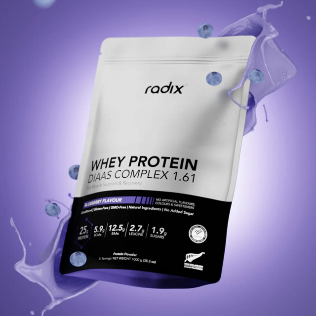 Radix Nutrition - Whey Protein DIAAS Complex™ 1.61 Bag - Blueberry (1kg)