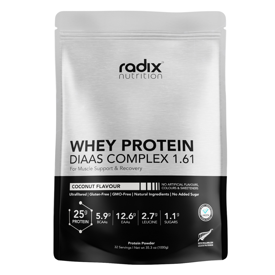 Radix Nutrition - Whey Protein DIAAS Complex™ 1.61 Bag - Coconut (1kg)