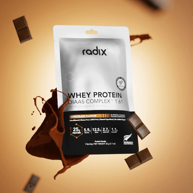 Radix Nutrition - Whey Protein DIAAS Complex™ 1.61 Sachet - Chocolate (31g) - Render