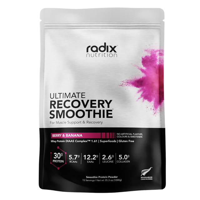 Radix Nutrition - Recovery Smoothie V2 Bag | Whey Based - Berry & Banana (1kg)