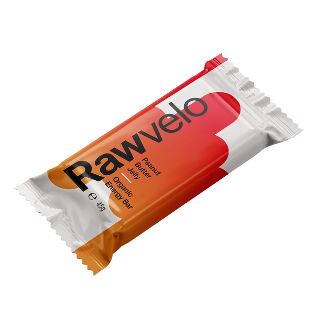 Rawvelo - Energy Bar - Organic - Peanut Butter Jelly - Angle