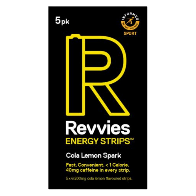 Revvies Energy Strips - 40mg Caffeine - Cola Lemon Spark