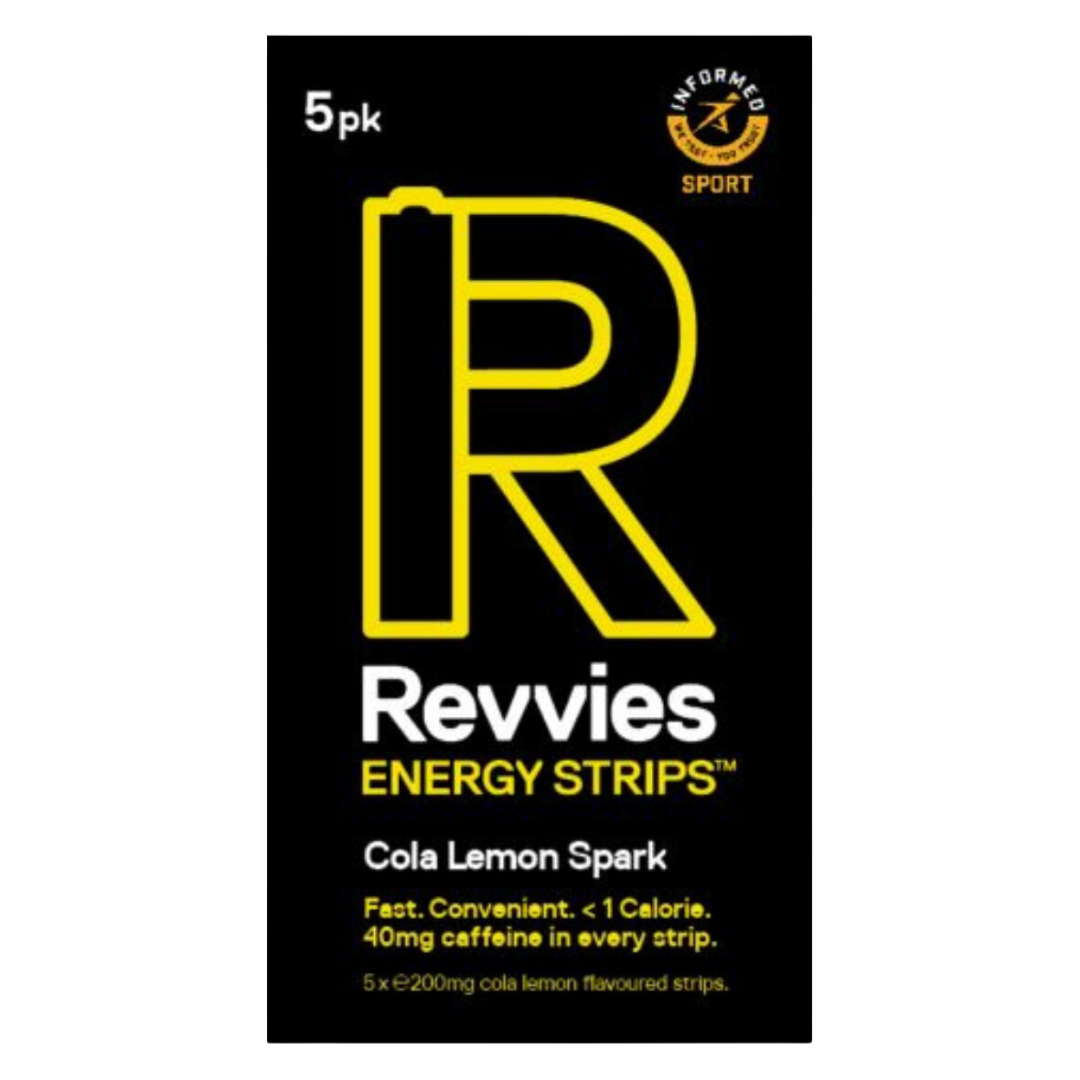 Revvies Energy Strips - 40mg Caffeine - Cola Lemon Spark