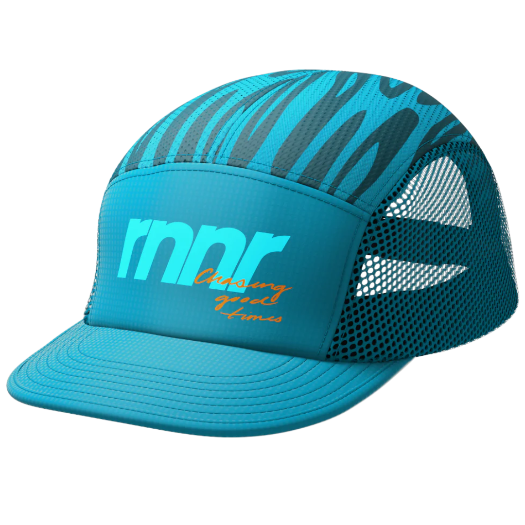 RNNR - Distance Hat - Drippy Cheetah Teal