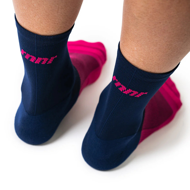 RNNR - Marathon Crew Sock - Freshman Navy - Lifestyle 2