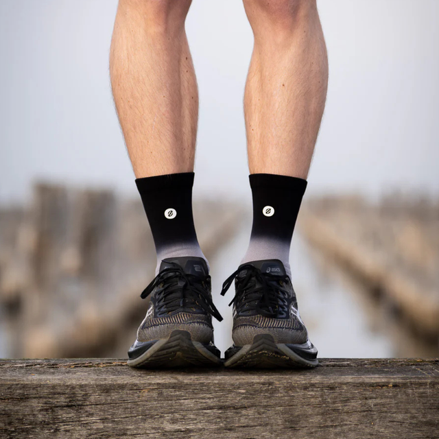 SHYU - Racing Socks - Onyx/Shade/Grey (Front)