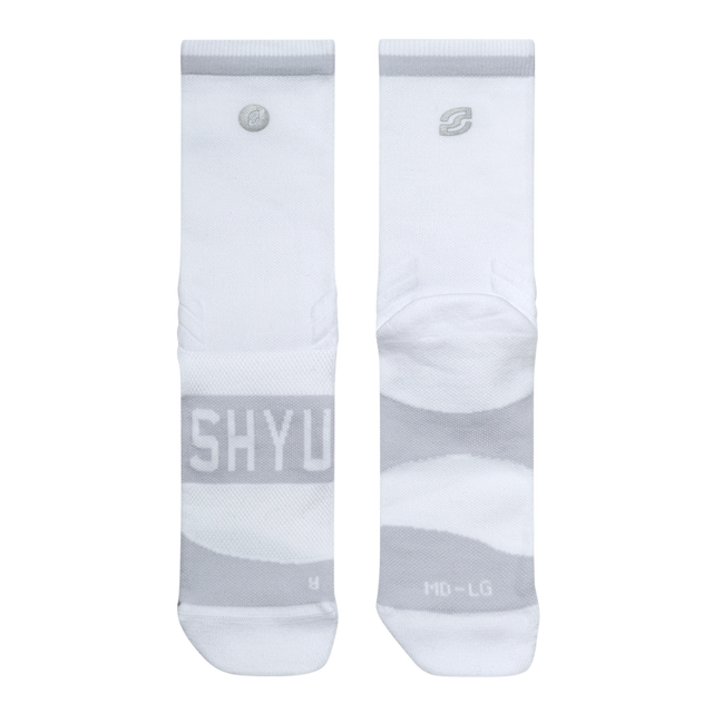 SHYU - Training Socks 3 Pack - White - Flat