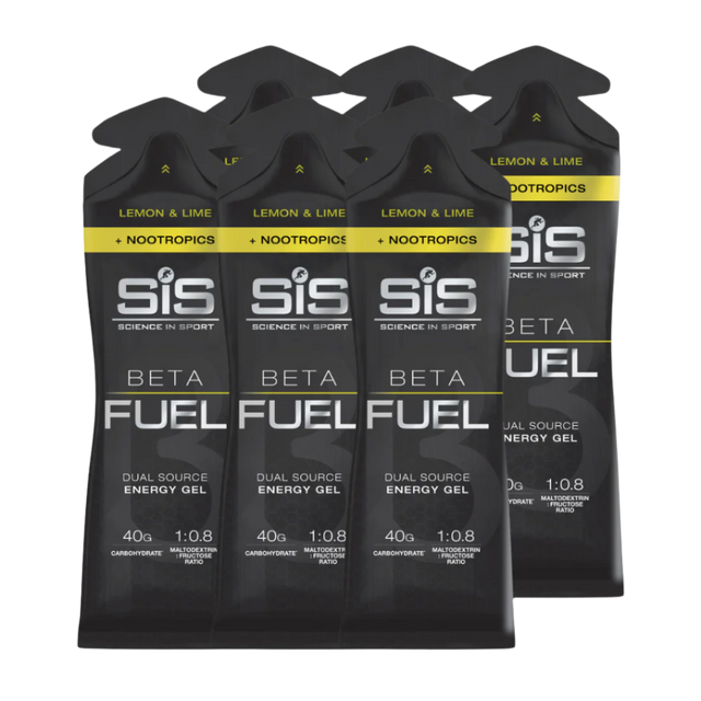 Science In Sport (SIS) - Beta Fuel Energy Gel + Nootropics - Lemon & Lime (with caffeine)