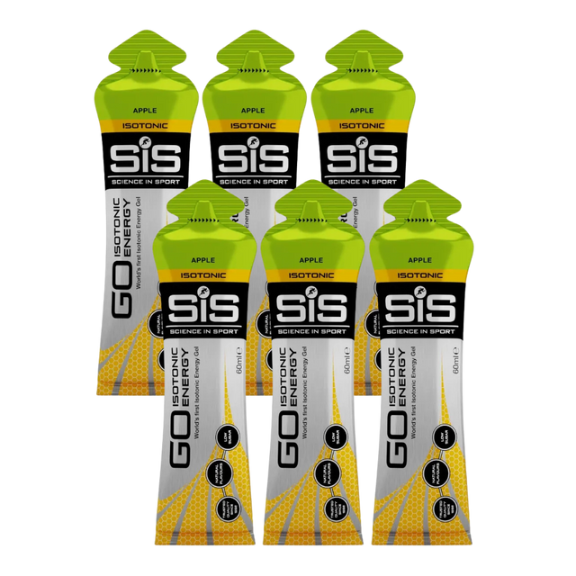 Science In Sport (SIS) - Go Isotonic Energy Gels - Apple (Pack of 6)