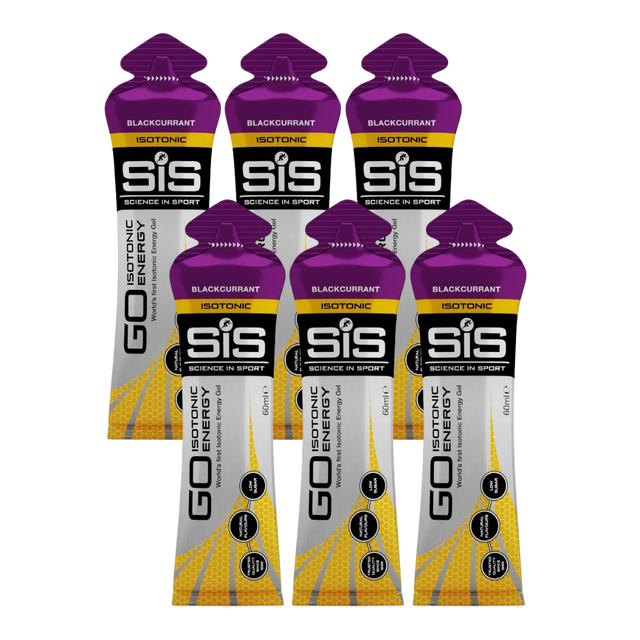 Science In Sport (SIS) - Go Isotonic Energy Gels - Blackcurrant (Pack of 6)