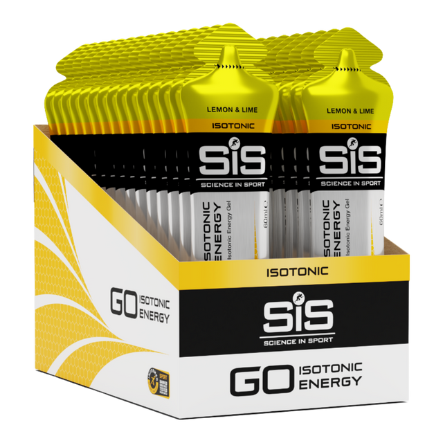 Science In Sport (SIS) - Go Isotonic Energy Gels - Lemon & Lime (Box of 30)